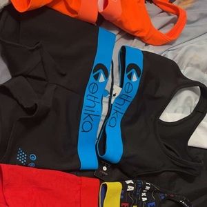 a black and blue ethika set.